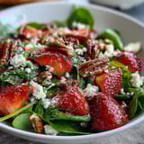 Spring Strawberry Spinach Salad