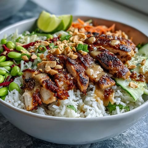 Coconut Rice Peanut Bowl