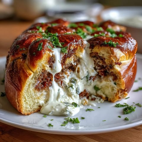 Italian Easter Pie with Ricotta and Salami, a golden savory pie with creamy ricotta and diced salami baked in a flaky pastry crust, perfect for Easter brunch.