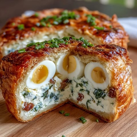 Easter Savory Pie with Ham