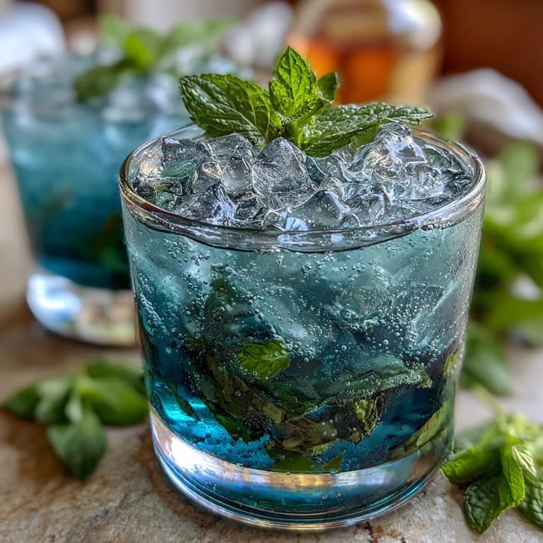 Refreshing non-alcoholic Mint Julep Mocktail, featuring homemade mint syrup, sparkling water, and fresh mint leaves, perfect for Southern-style entertaining.