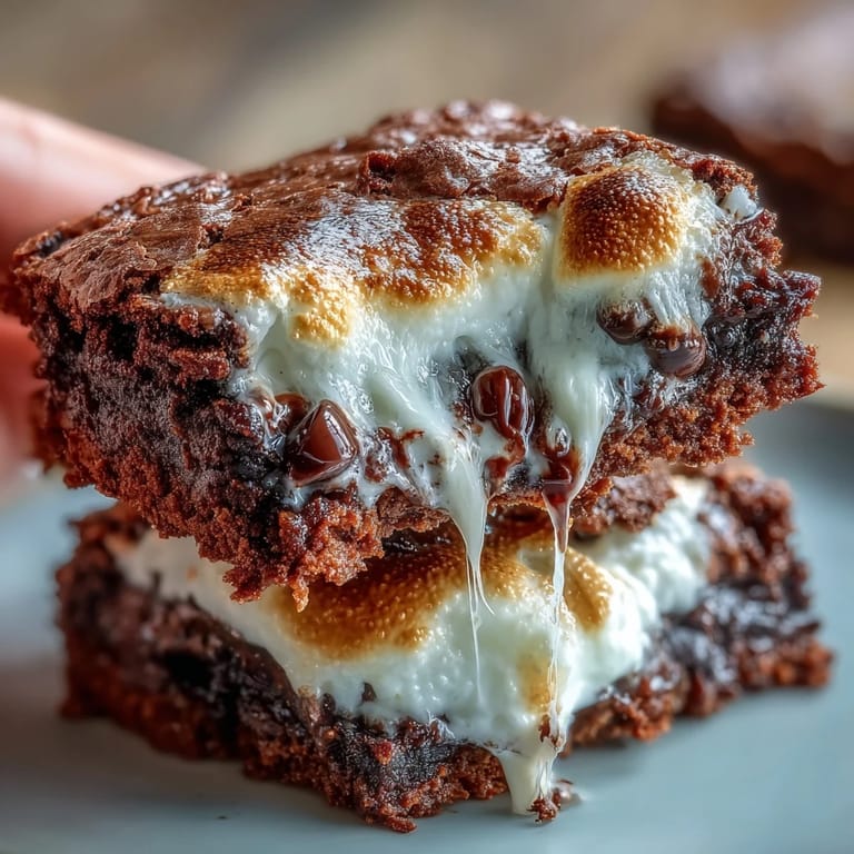 3. Easy smores brownie cookies featuring soft chocolate centers, golden marshmallow tops, and crunchy graham cracker crumbles.