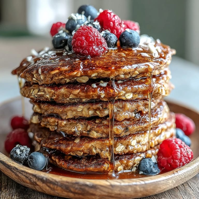 Warm High Fiber Protein Pancakes ready to enjoy with your syrup.